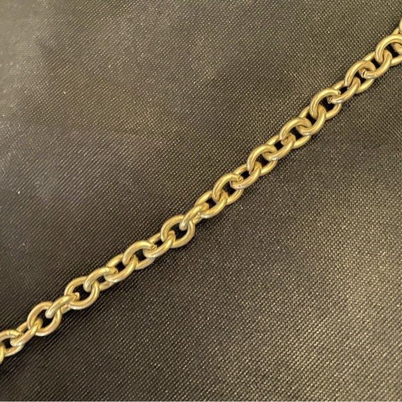 Vintage Red Lucite Gold Tone Statement Necklace - Picture 5 of 6